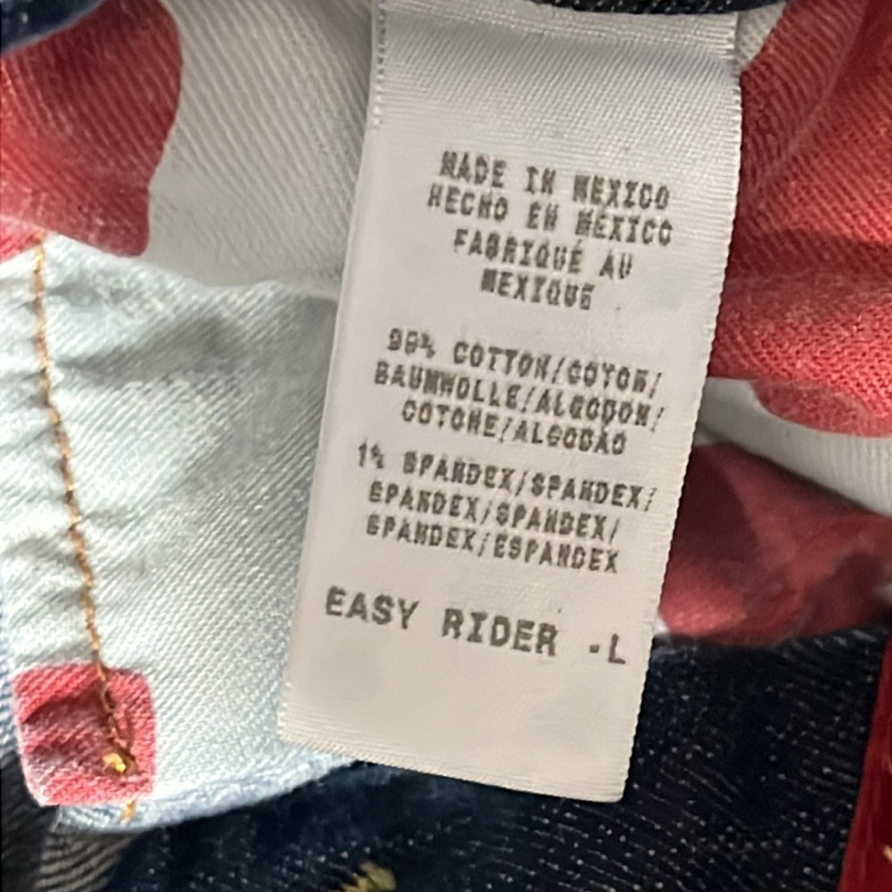 Lucky brand straight leg Blue Jeans size 14 - Picture 4 of 7